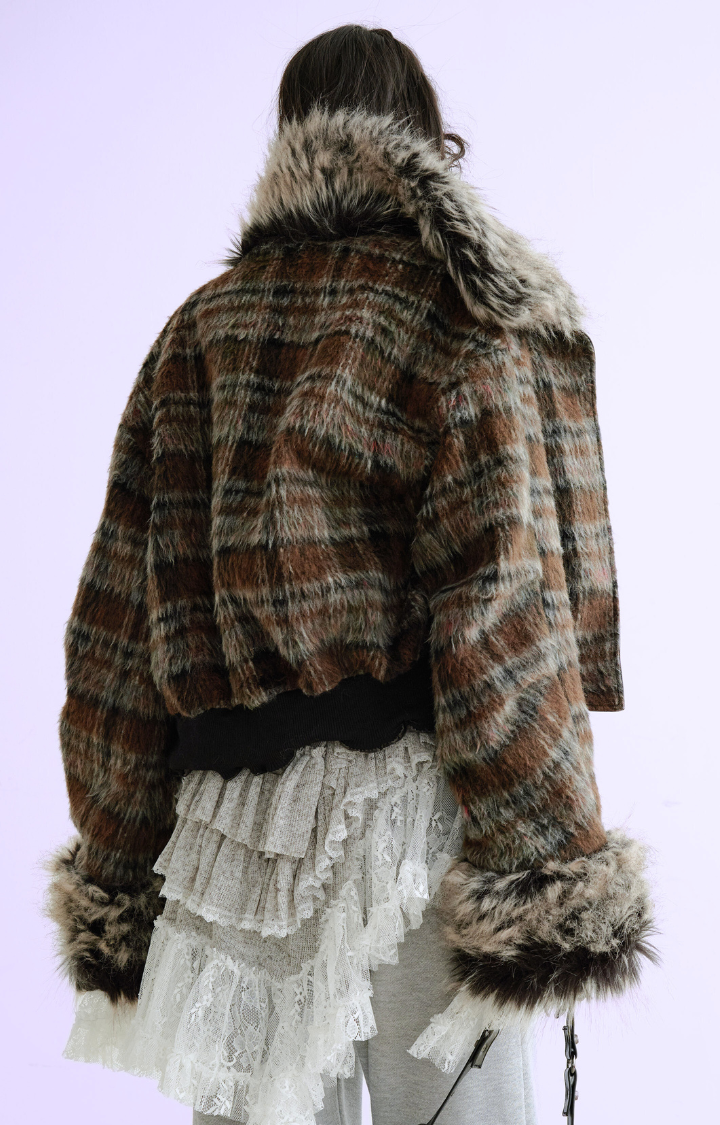 REBEL PELT REVERSIBLE FAUX LEATHER JACKET