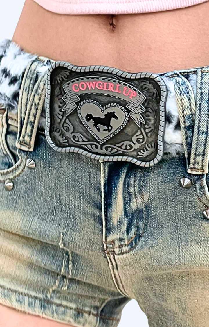 COWGIRL CRUSH FAUX FUR BELT