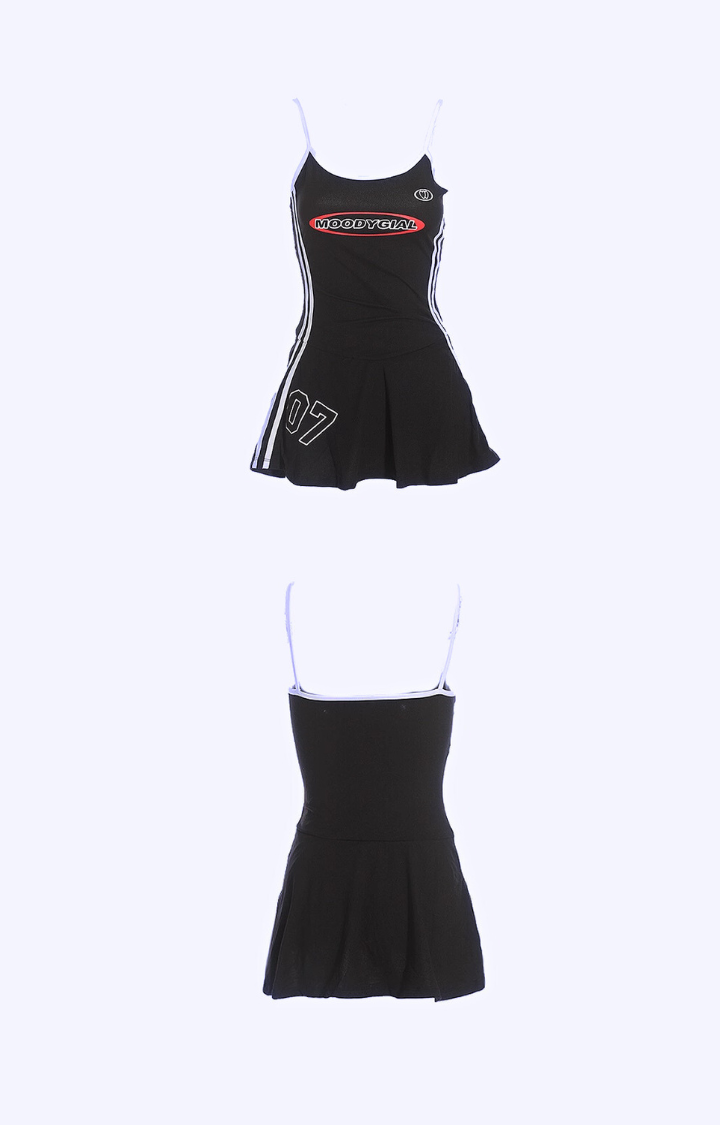 MOODYGIRL RACER MINI DRESS