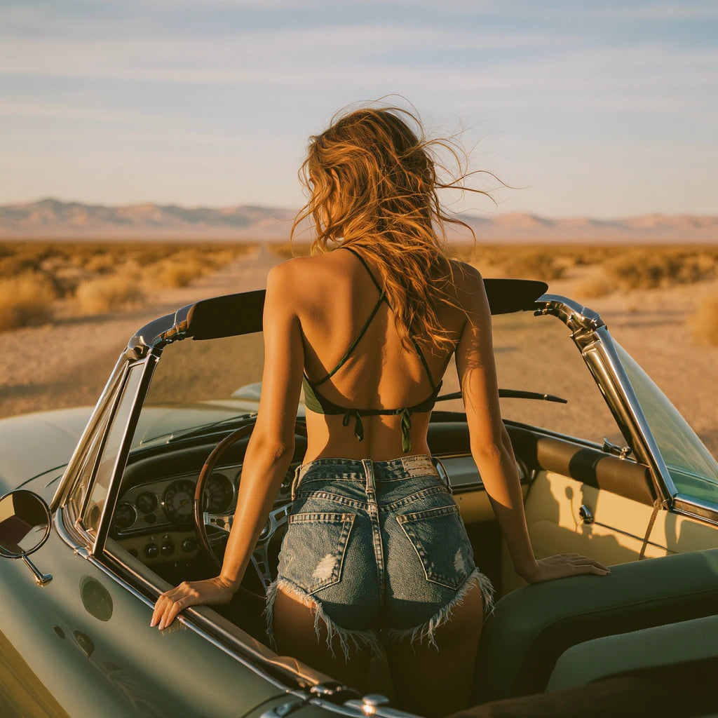 Roadtrip Ready fuses vintage western with modern edge—cowboy boots, camo jackets, rugged denim, leather belts, and statement hats. Clothes, shoes, hats, belts, and necklaces for road trip outfits and Instagram-worthy western style.