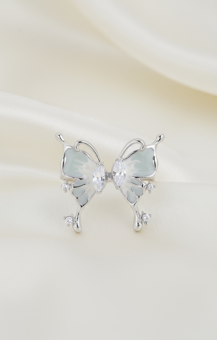 MOONLIT MIRAGE BUTTERFLY RING