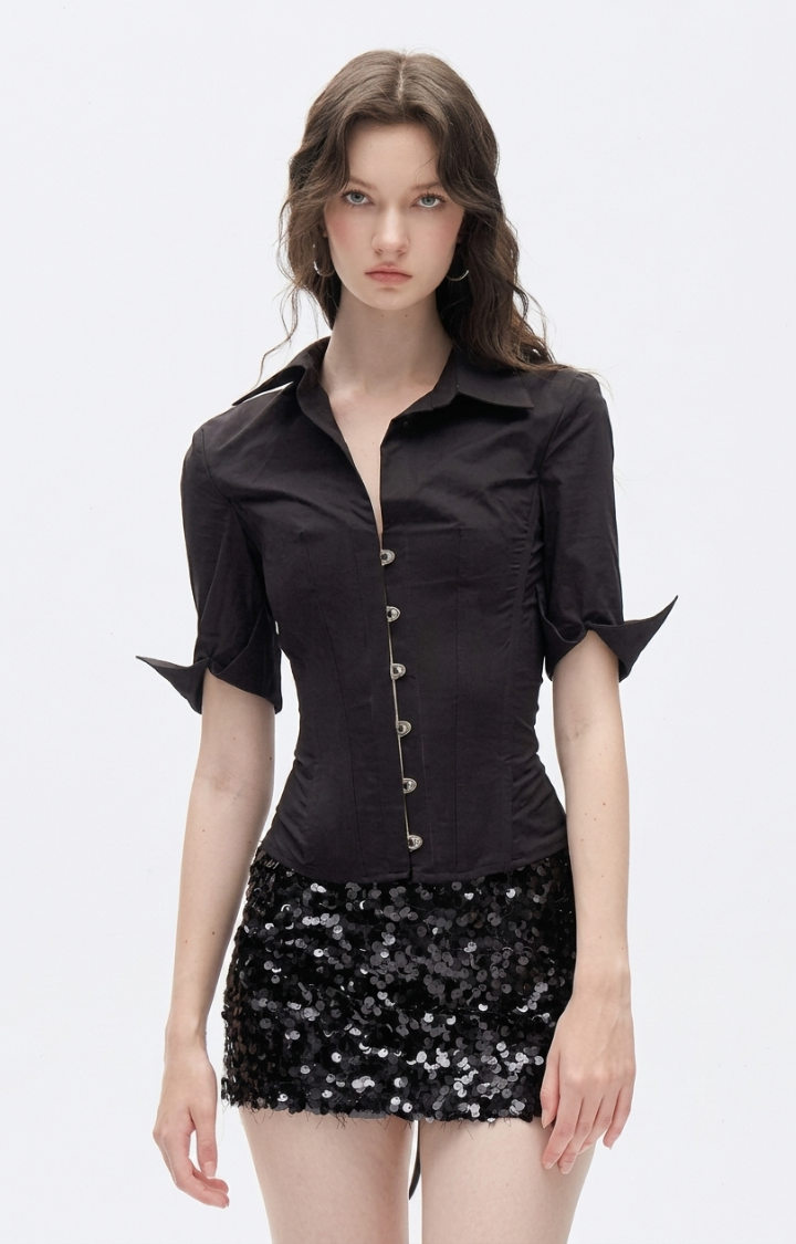 DISCIPLINE LACE-UP SHIRT
