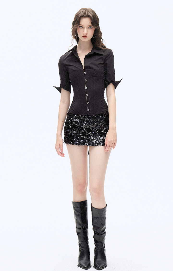 DISCIPLINE LACE-UP SHIRT