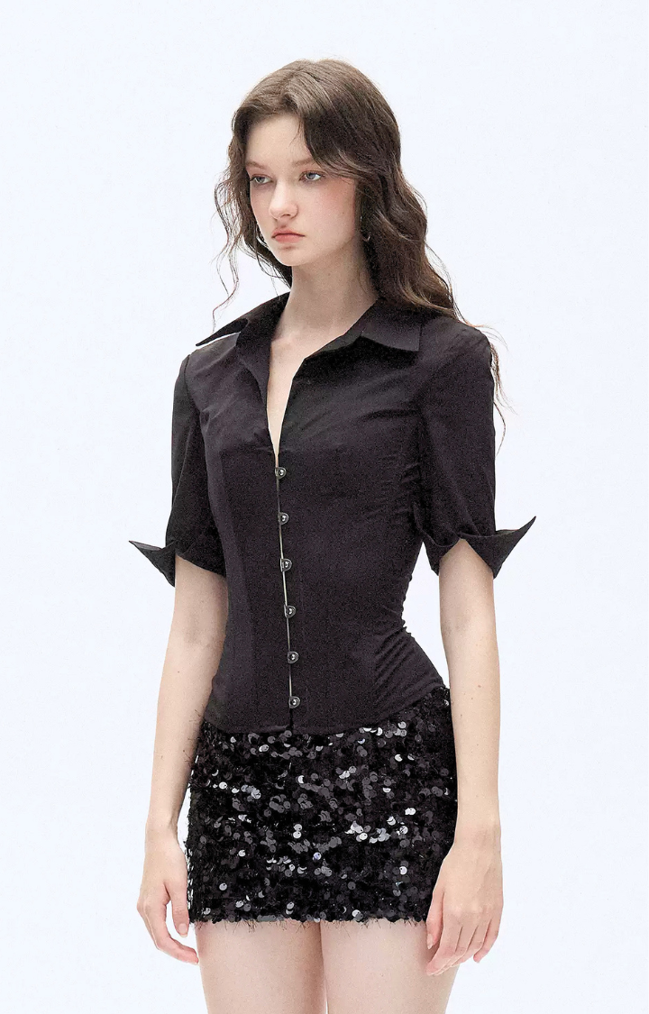 DISCIPLINE LACE-UP SHIRT