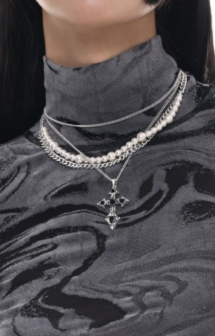 AINT TEARS CROSS NECKLACE – CURSED NIGHT