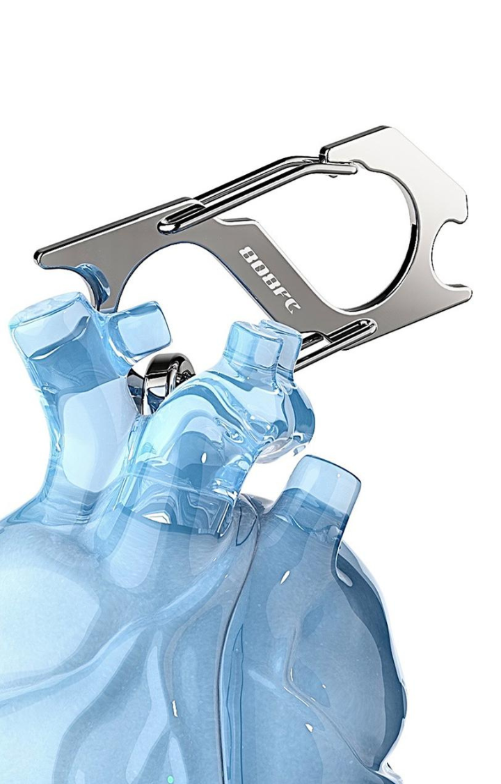 HEART GRENADE AIRPODS CASE - ICY BLUE
