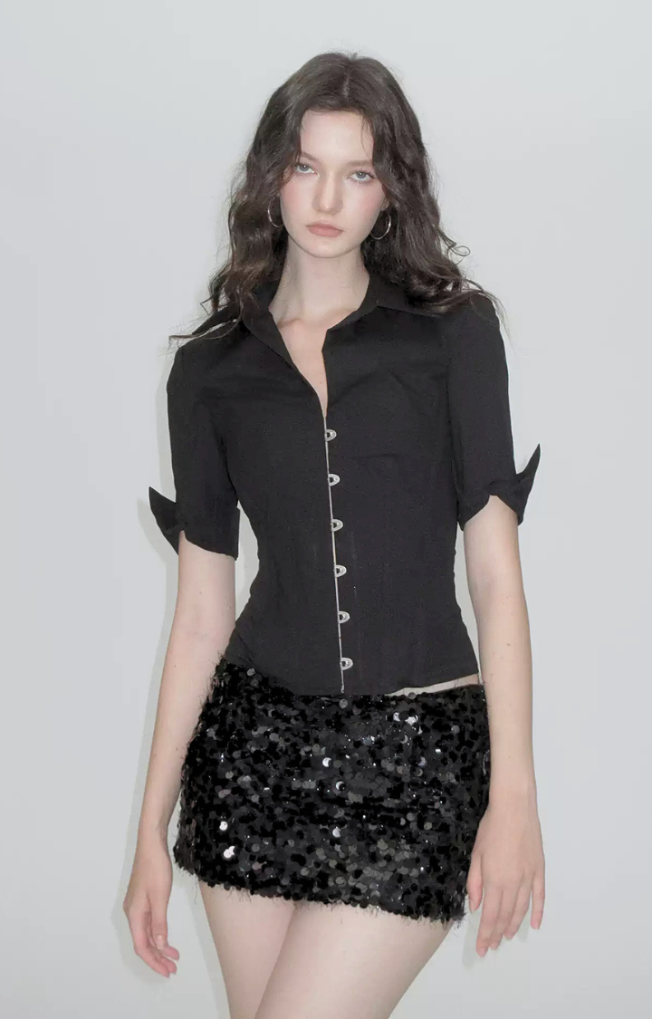 DISCIPLINE LACE-UP SHIRT
