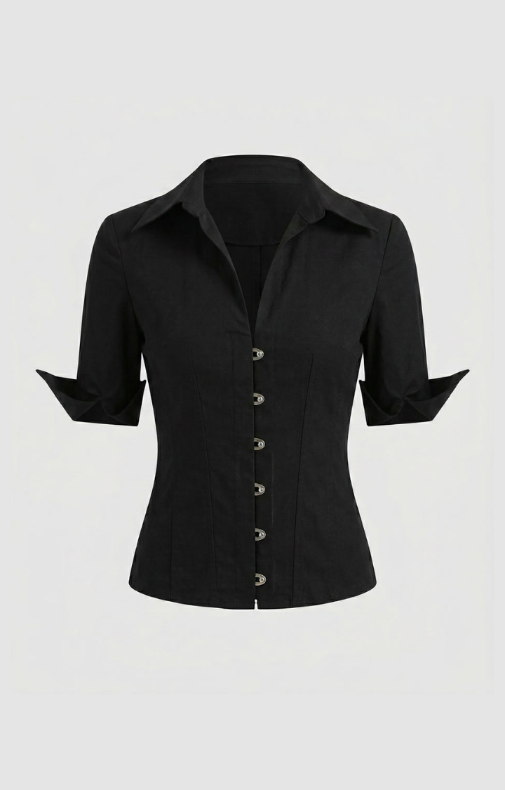 DISCIPLINE LACE-UP SHIRT