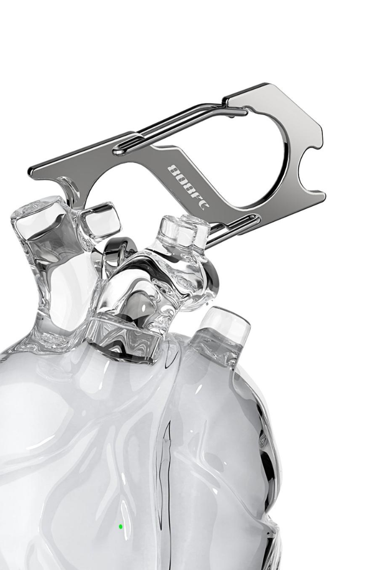 HEART GRENADE AIRPODS CASE – GHOST CLEAR