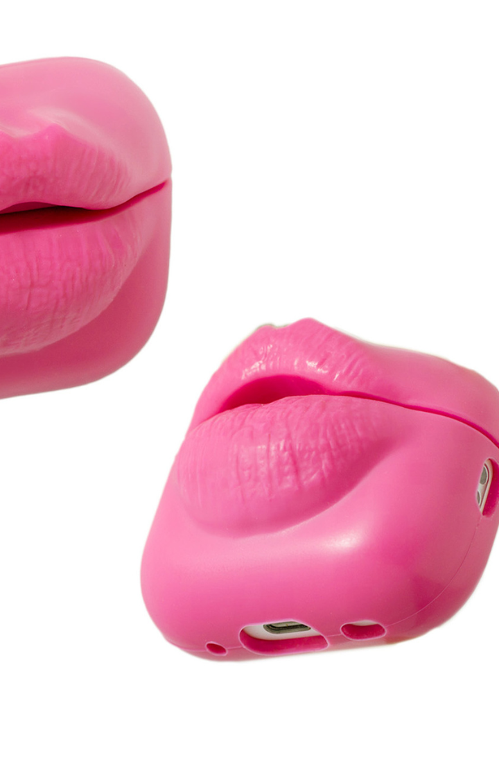 GLITTER BRAT KISSY POD CASE IN BRAT PINK
