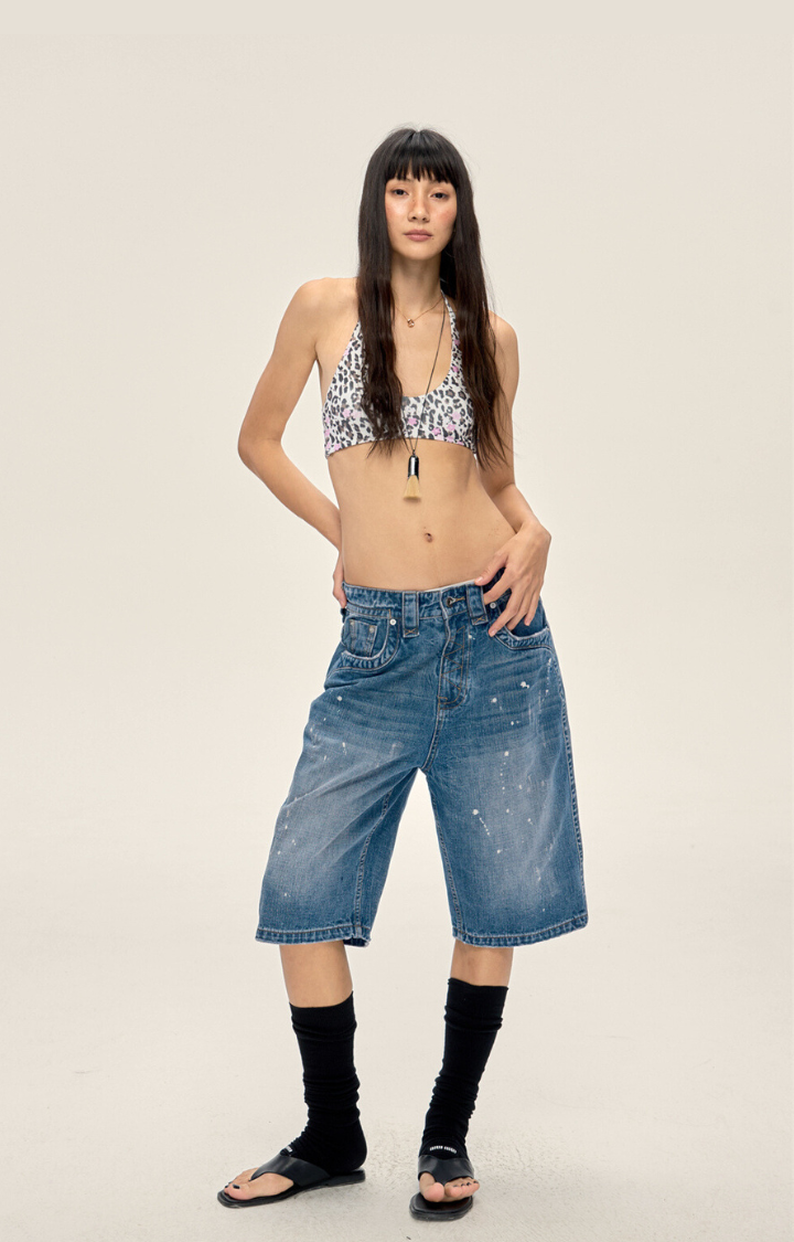 WILD BITE HALTER BRALETTE – LEOPARD