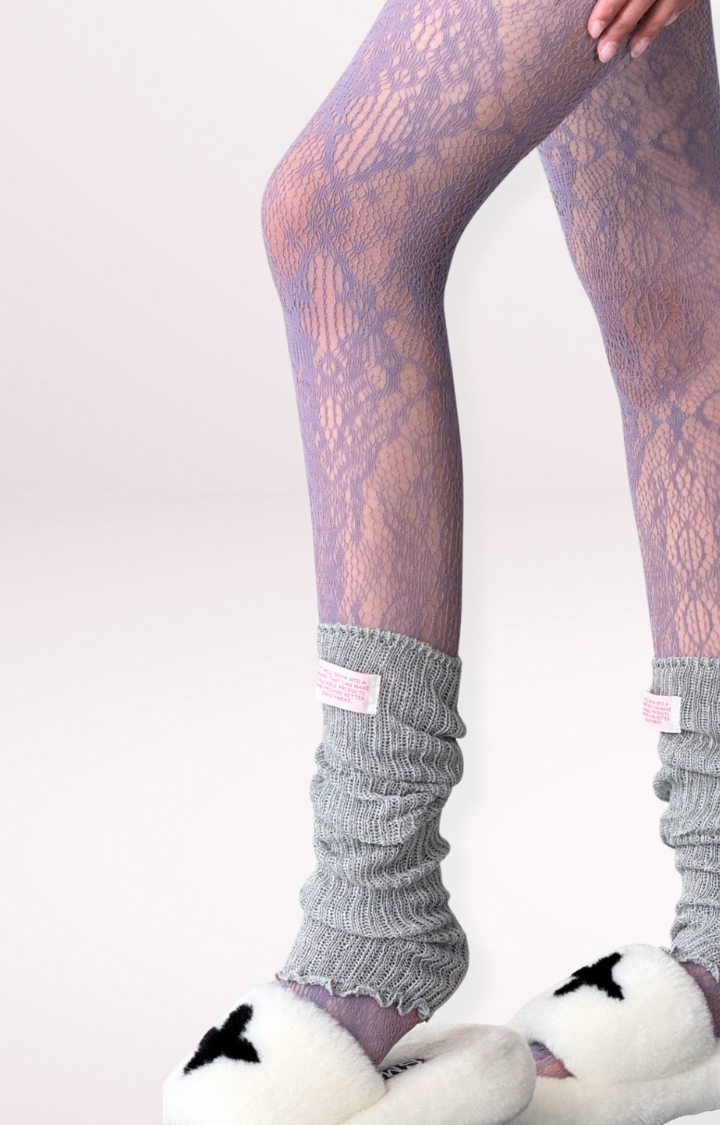 SPIKED LACE GARTER TIGHTS – BABY BRAT SERIES