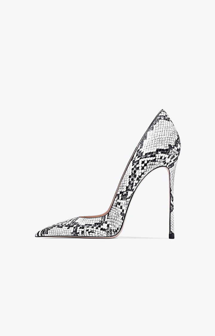 SILENT VENOM SNAKE STILETTO HEELS