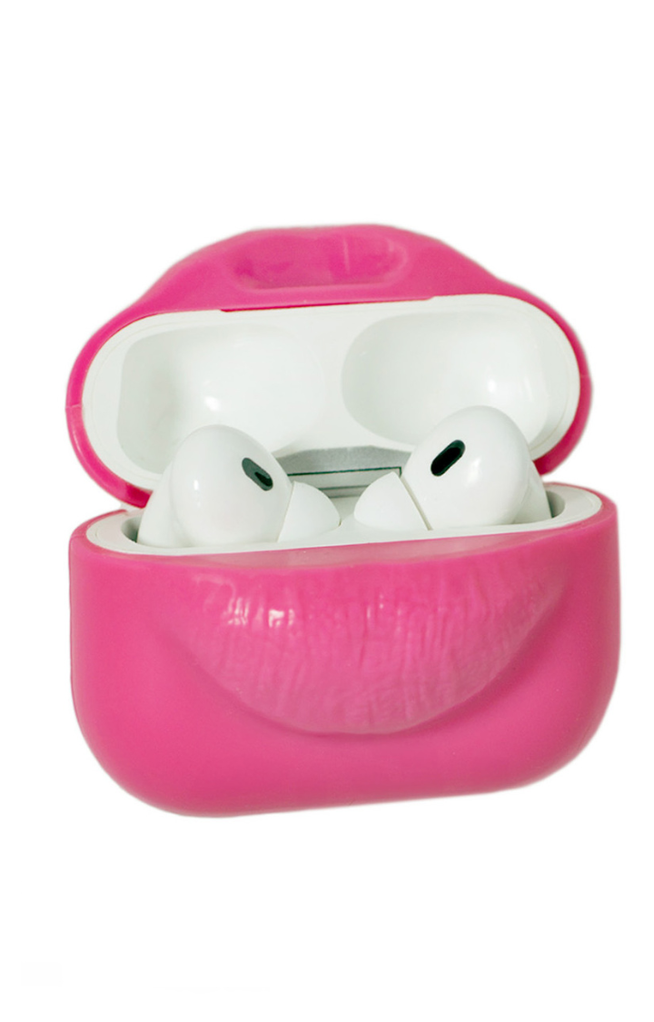 GLITTER BRAT KISSY POD CASE IN BRAT PINK