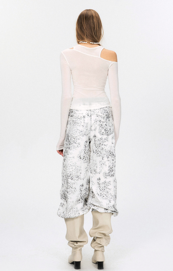 PEARL STATIC SHOULDER TOP