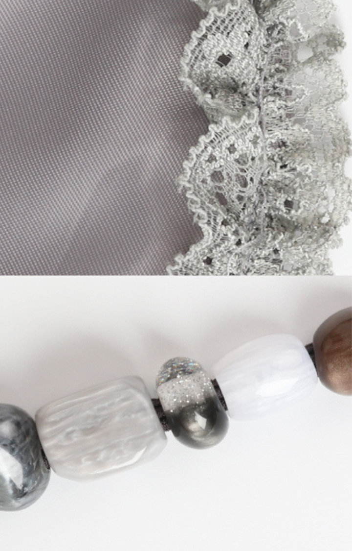 FROST LACE MIRAGE HALTER TOP IN SOFT LATTE GLOW