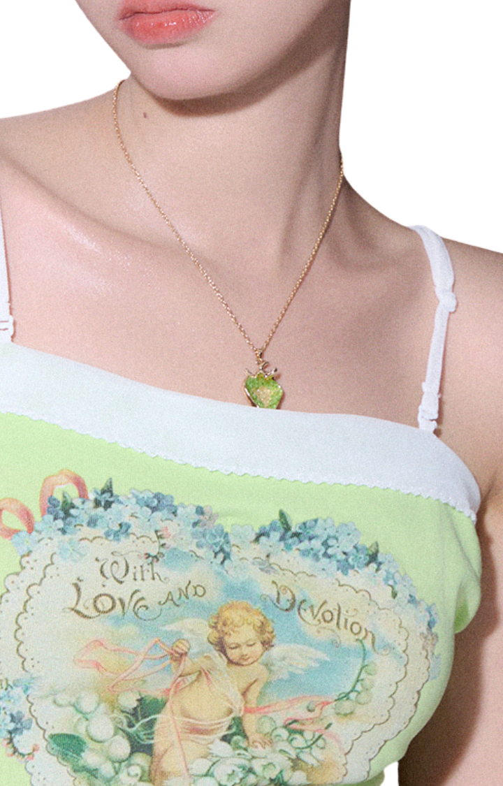FROSTED STRAWBITES NECKLACE - VENOM MINT