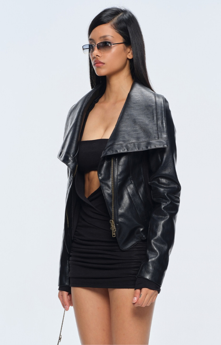NOIR ALIBI TWO-PIECE MINI DRESS