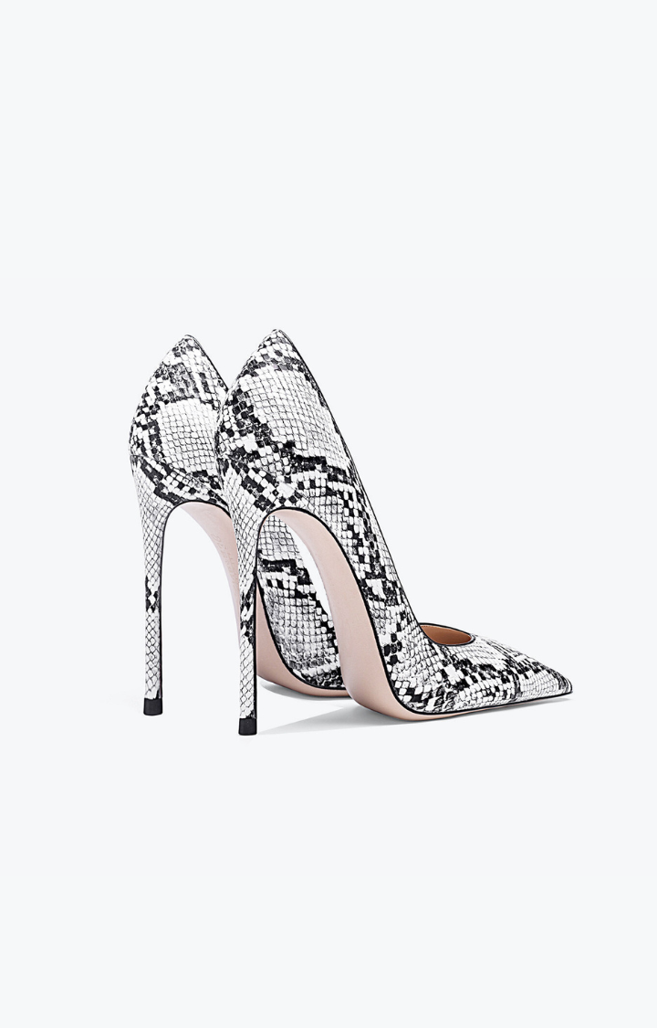 SILENT VENOM SNAKE STILETTO HEELS