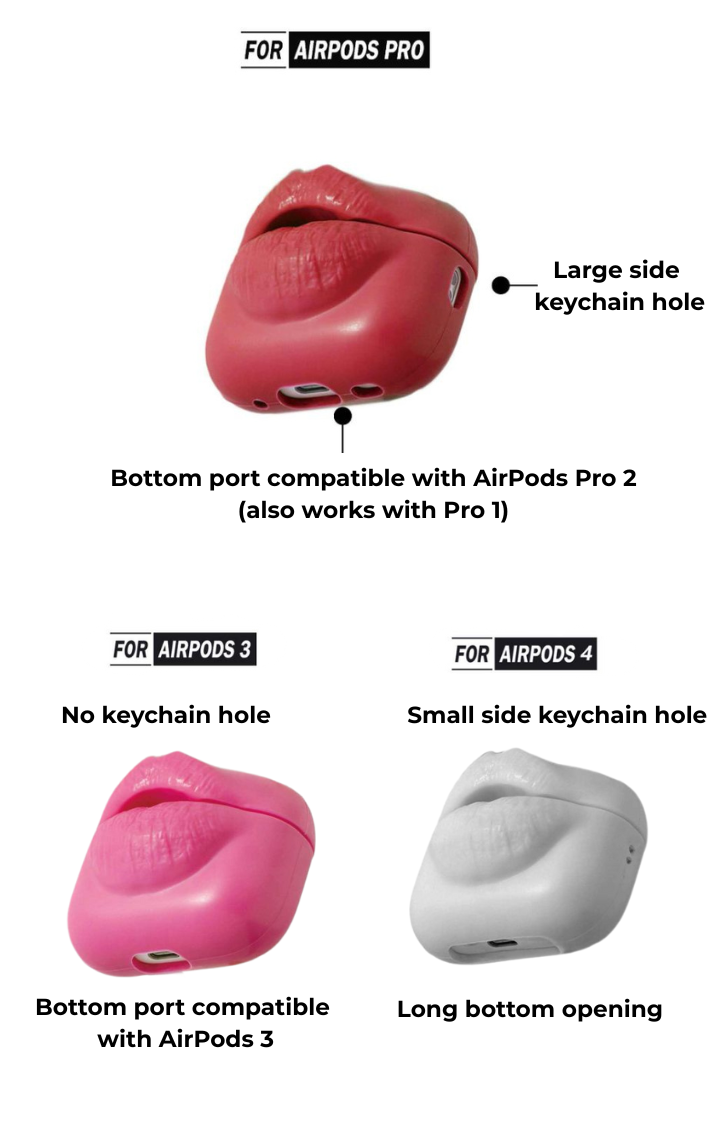 GLITTER BRAT KISSY POD CASE IN BRAT PINK