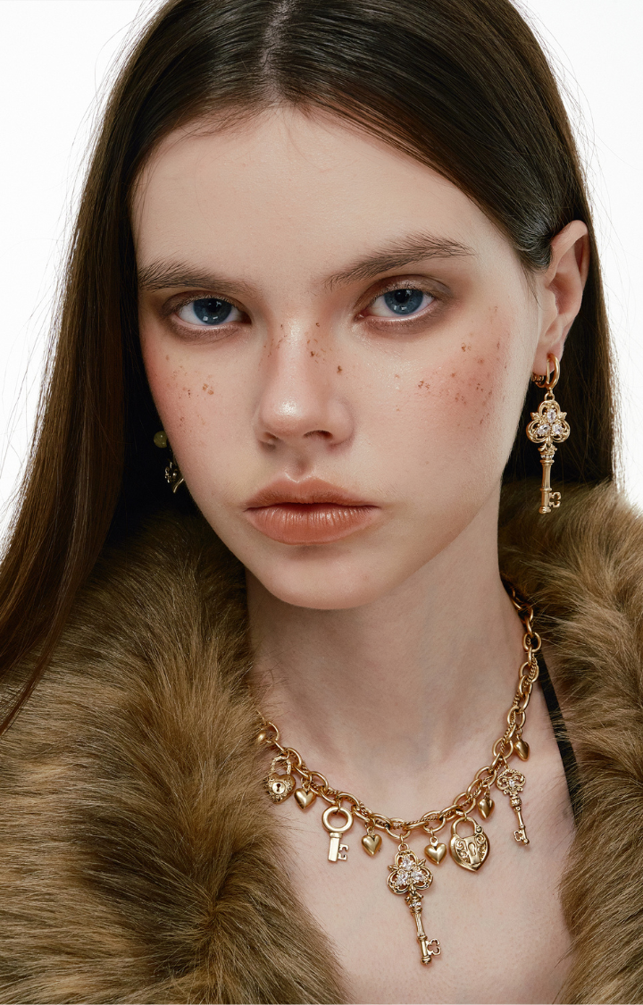 MIDNIGHT KEY DROP EARRINGS