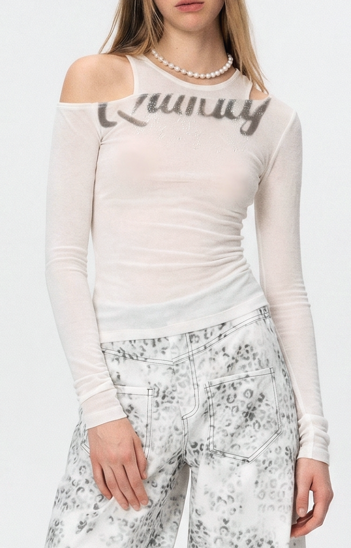PEARL STATIC SHOULDER TOP