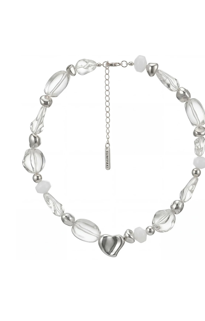CLAVICLE STATIC CRYSTAL NECKLACE