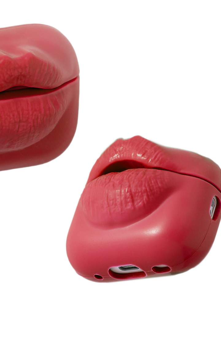 GLITTER BRAT KISSY POD CASE IN CHERRY RED