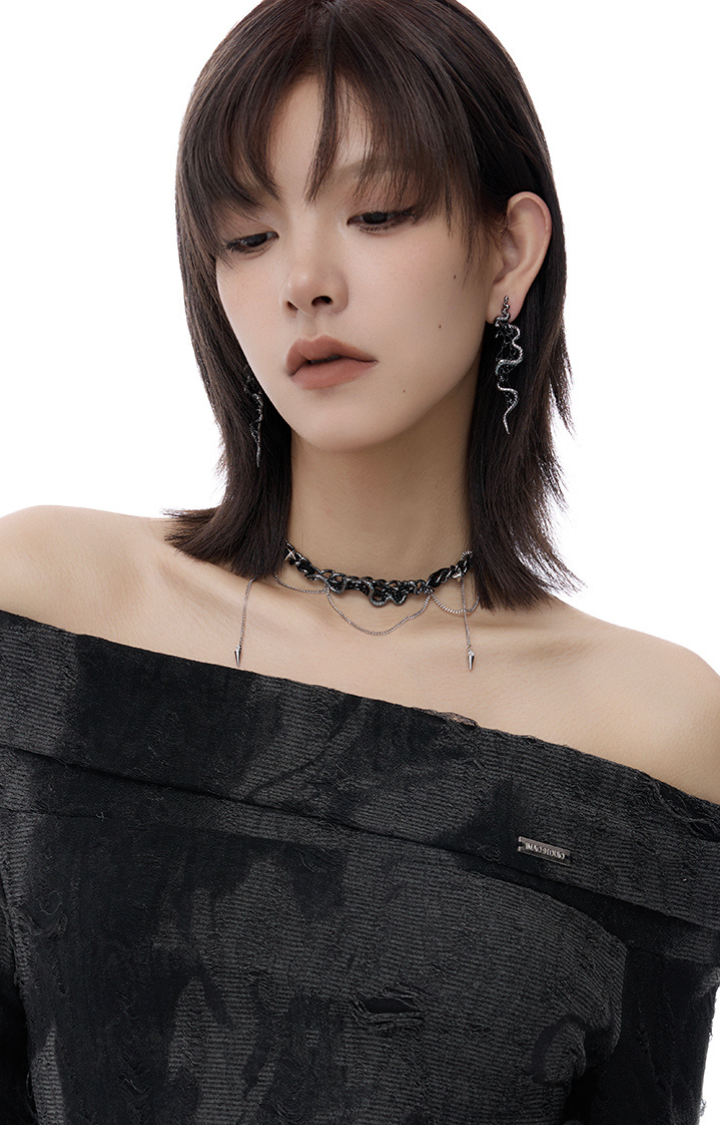 SERPENT VENOM DRAPE CHOKER