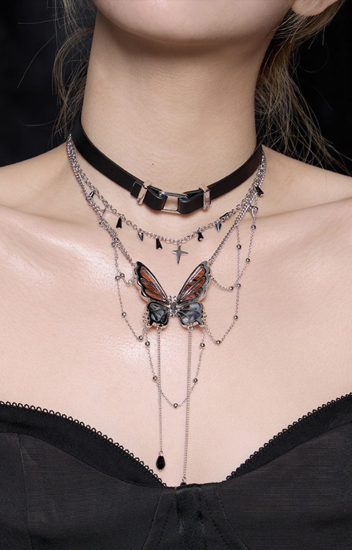 BUTTERFLY CHAIN SLAYER SET - VENOM AMBER