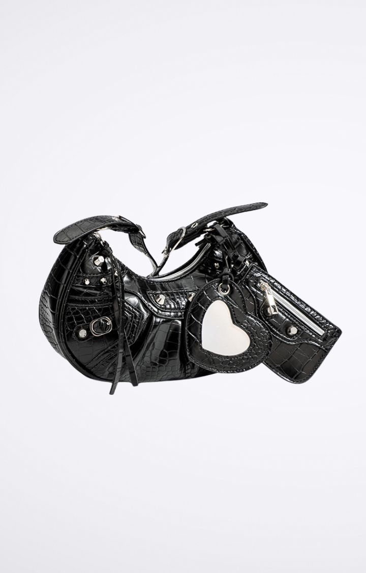 HEARTCORE BIKER SHOULDER BAG – MIDNIGHT RIOT