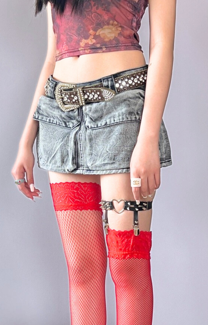 HEARTBREAKER THIGH HARNESS SERIES – BLACK VICE & WHITE HEAT