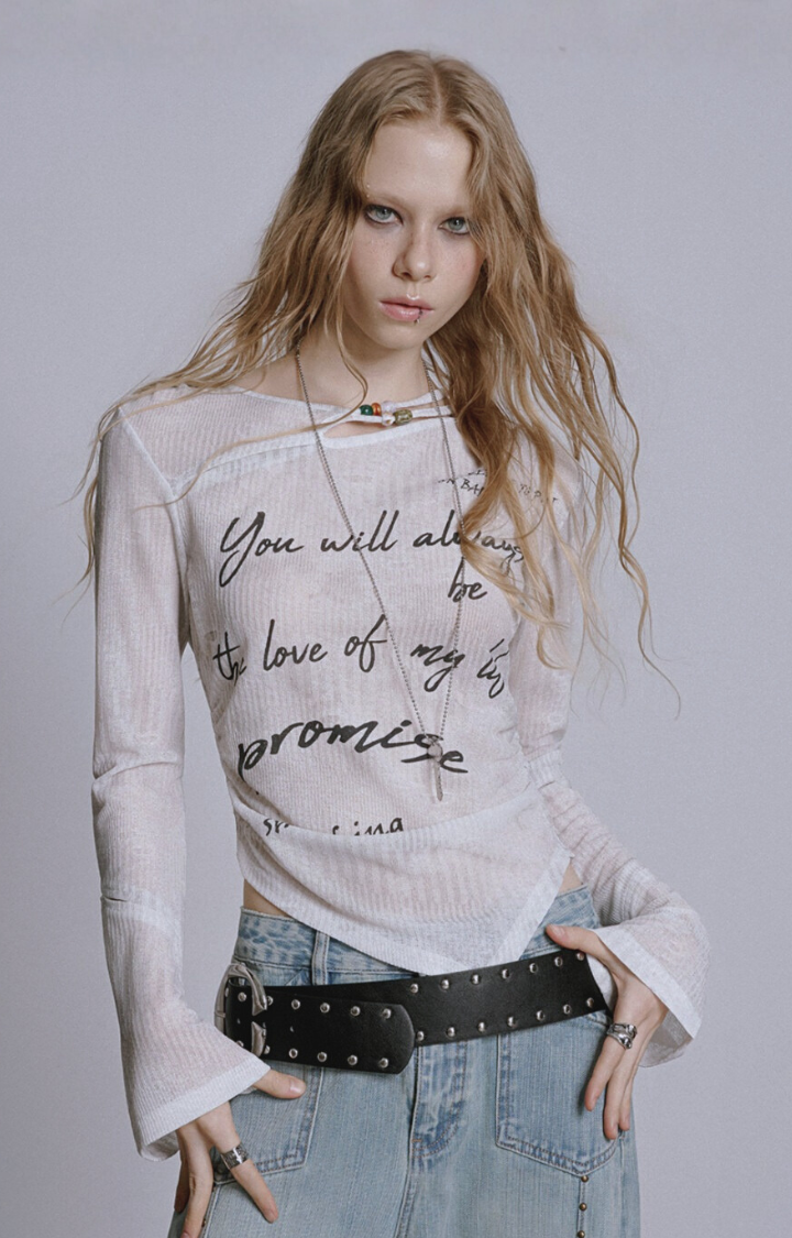 GHOST PROMISE ASYMMETRY TOP