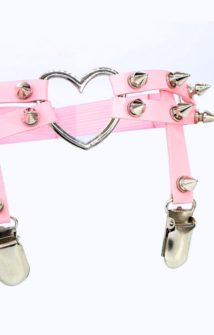 HEARTBREAKER THIGH HARNESS SERIES – PINK TEASE & NUDE ILLUSION