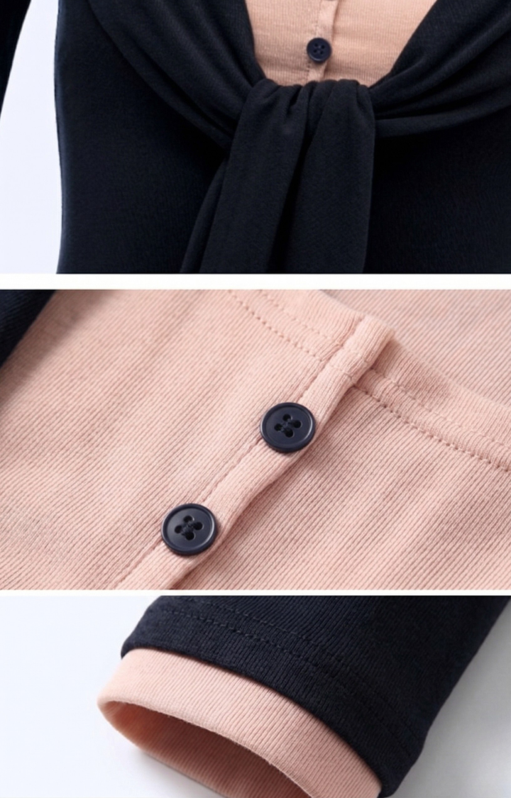 VELVET GRUDGE WRAP TOP IN MIDNIGHT BLUE