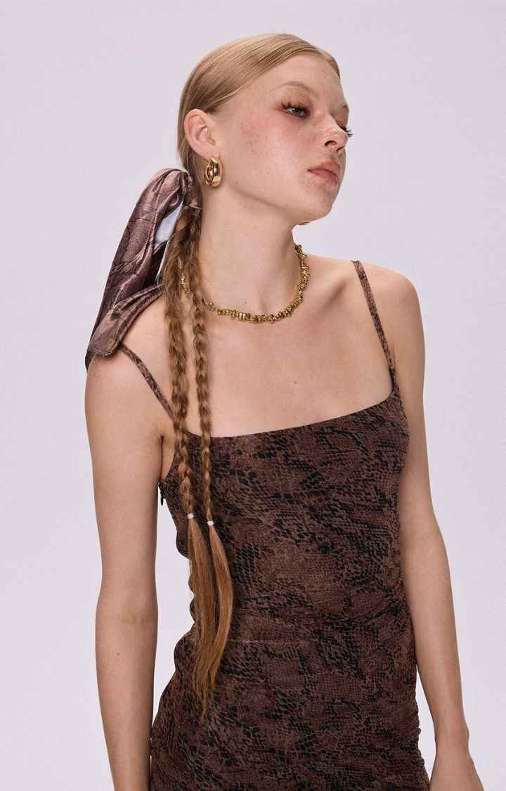 COCOA VENOM MESH MINI DRESS