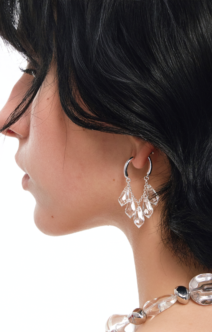 ICE VEIL DROP EARRINGS