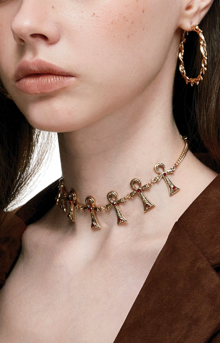 ANKH RITUAL CHOKER