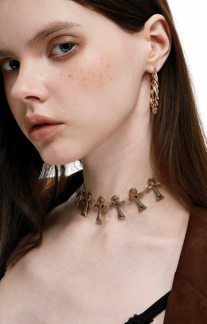ANKH RITUAL CHOKER