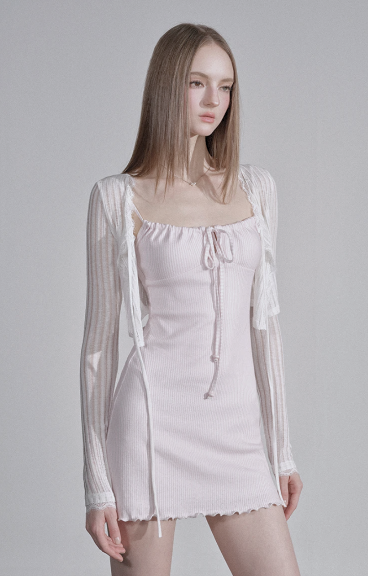 VEIL CONTROL SHEER CARDIGAN