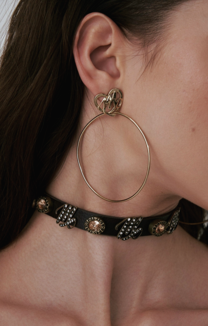VOW OF GOLD HOOP EARRINGS