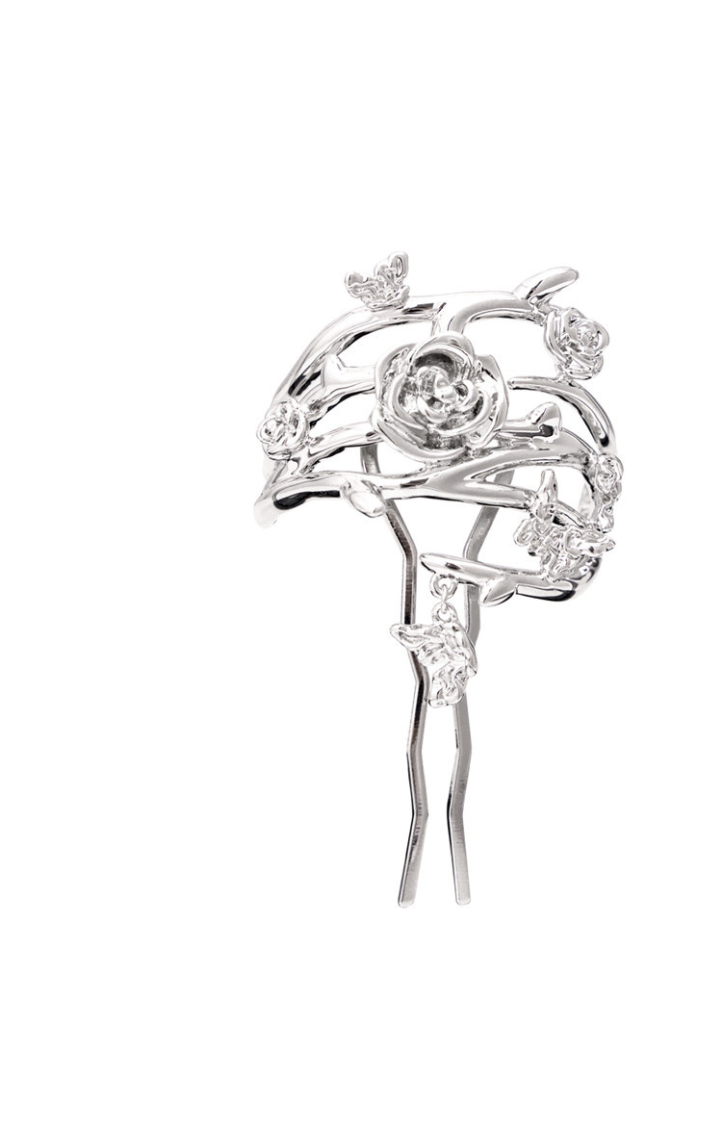 IRON ROSE PONYTAIL CLIP
