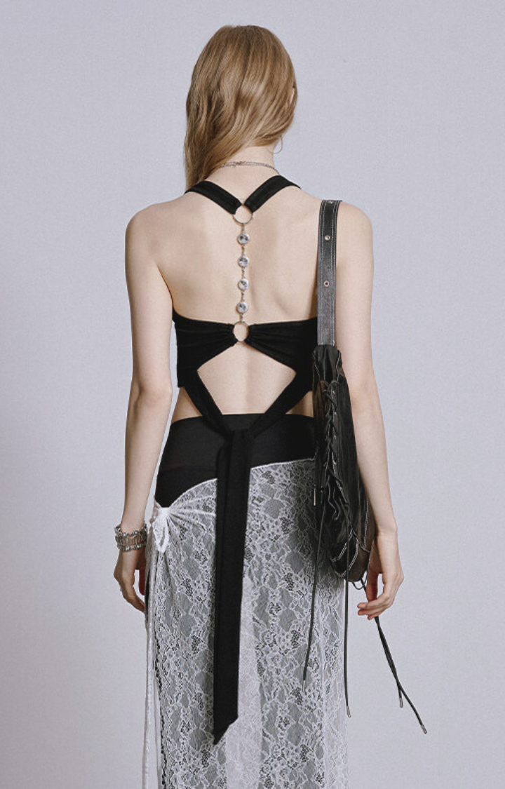 HERETIC HALTER OBSESSION TOP