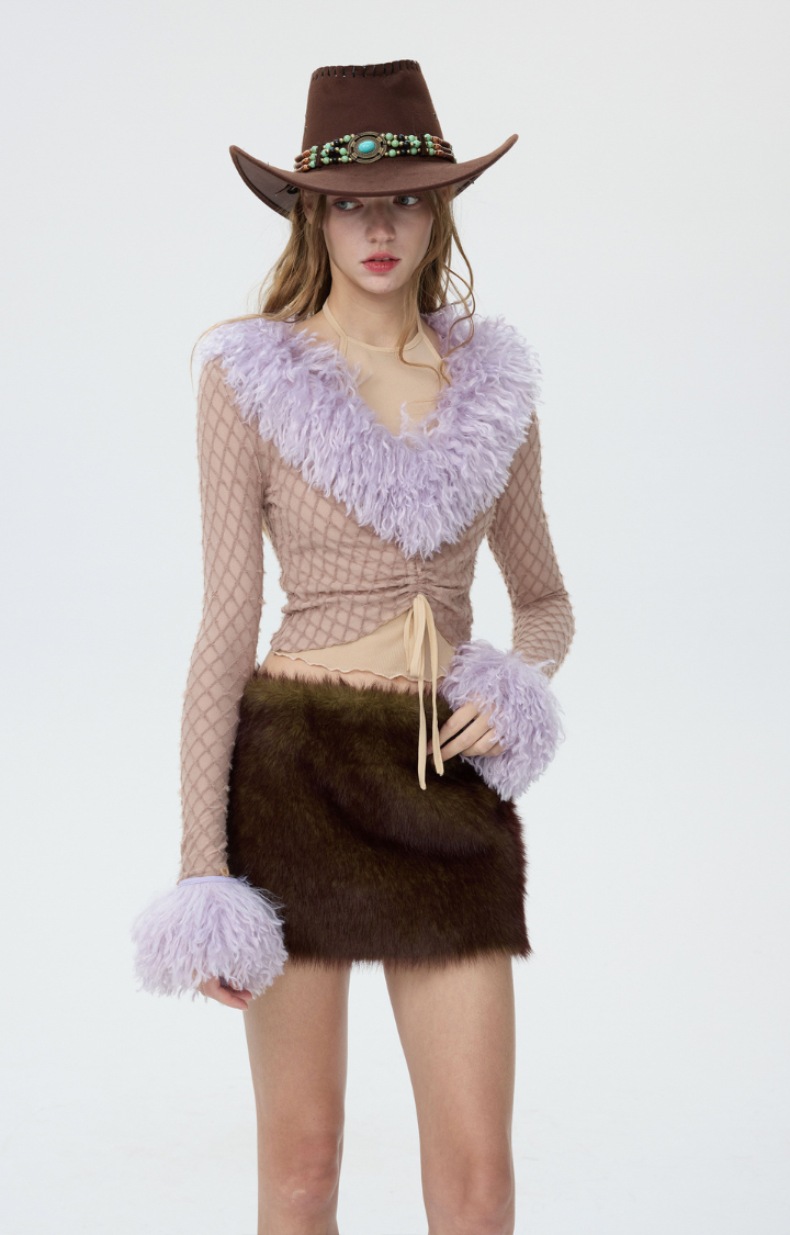 FLUFFY COWGIRL SIREN TOP