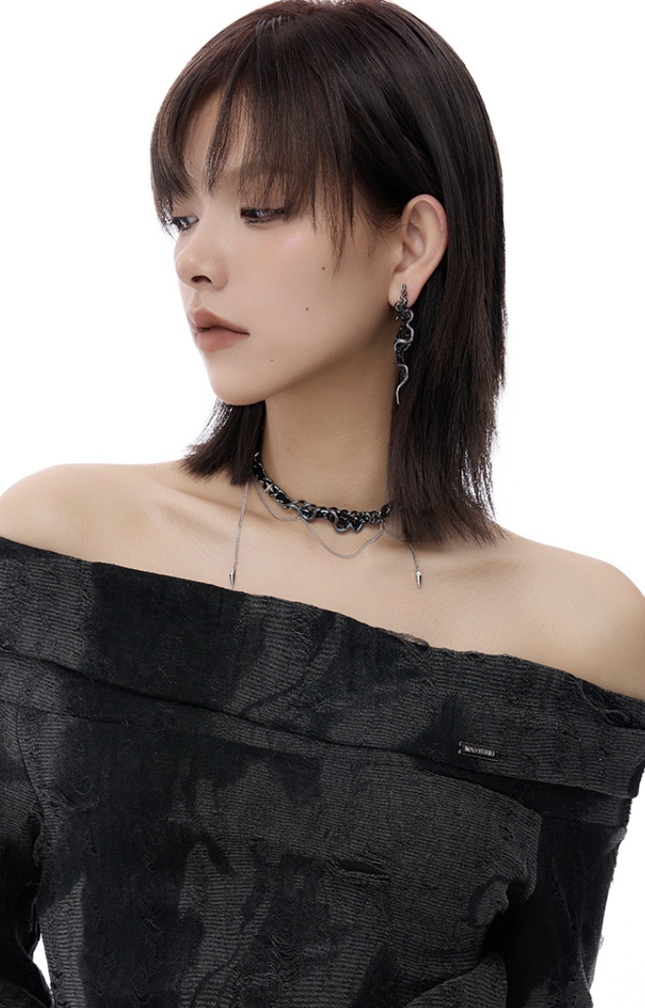 SERPENT VENOM DRAPE CHOKER