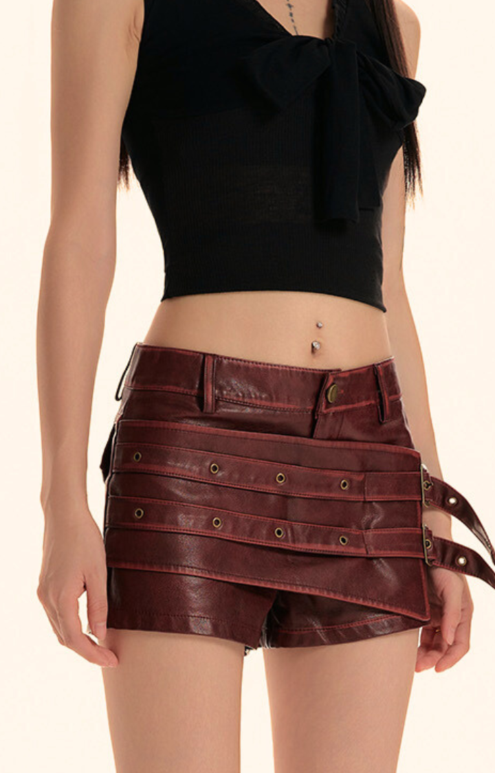 BUCKLE ME UP FESTIVAL MINI SHORTS