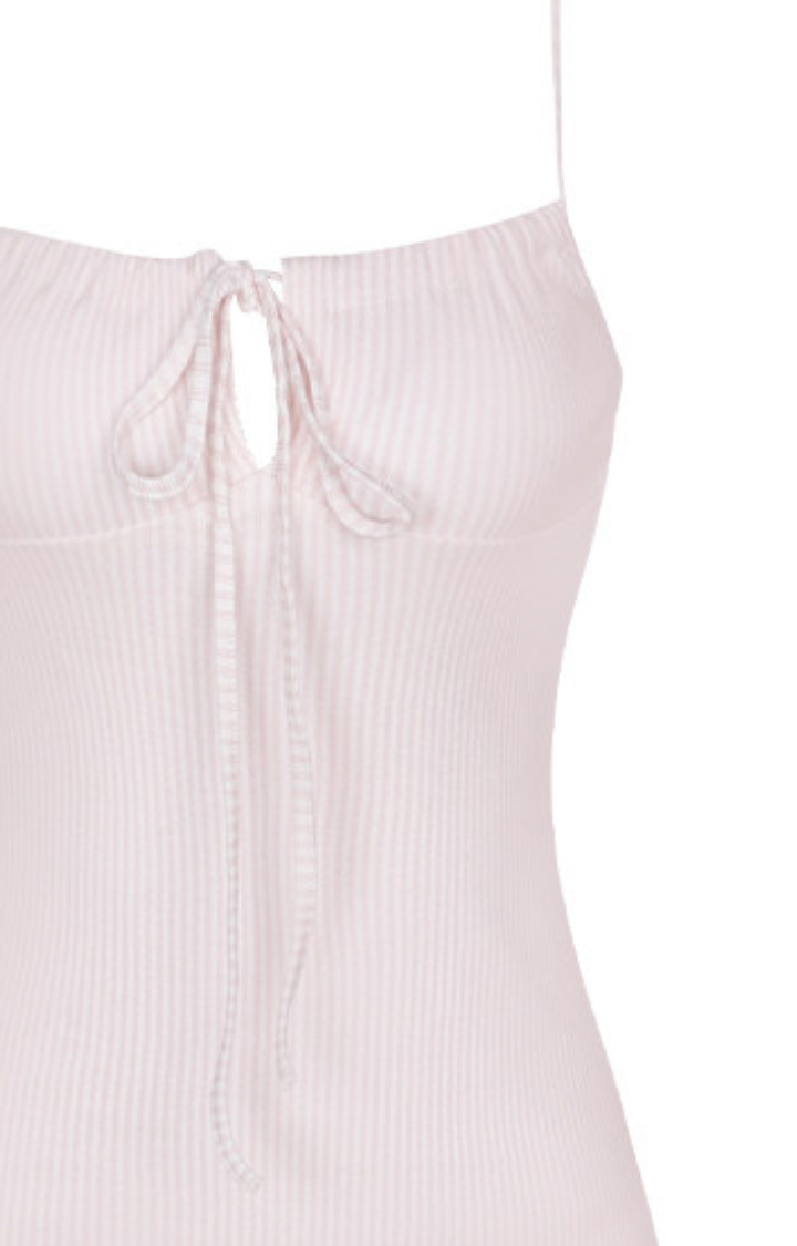 SOFT DAMAGE MINI DRESS