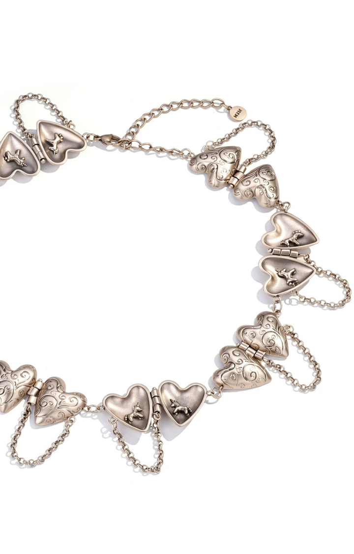 OPEN SAINT LOCKET CHOKER