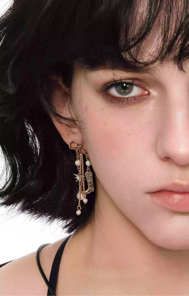 GILDED RUIN TASSEL EARRINGS