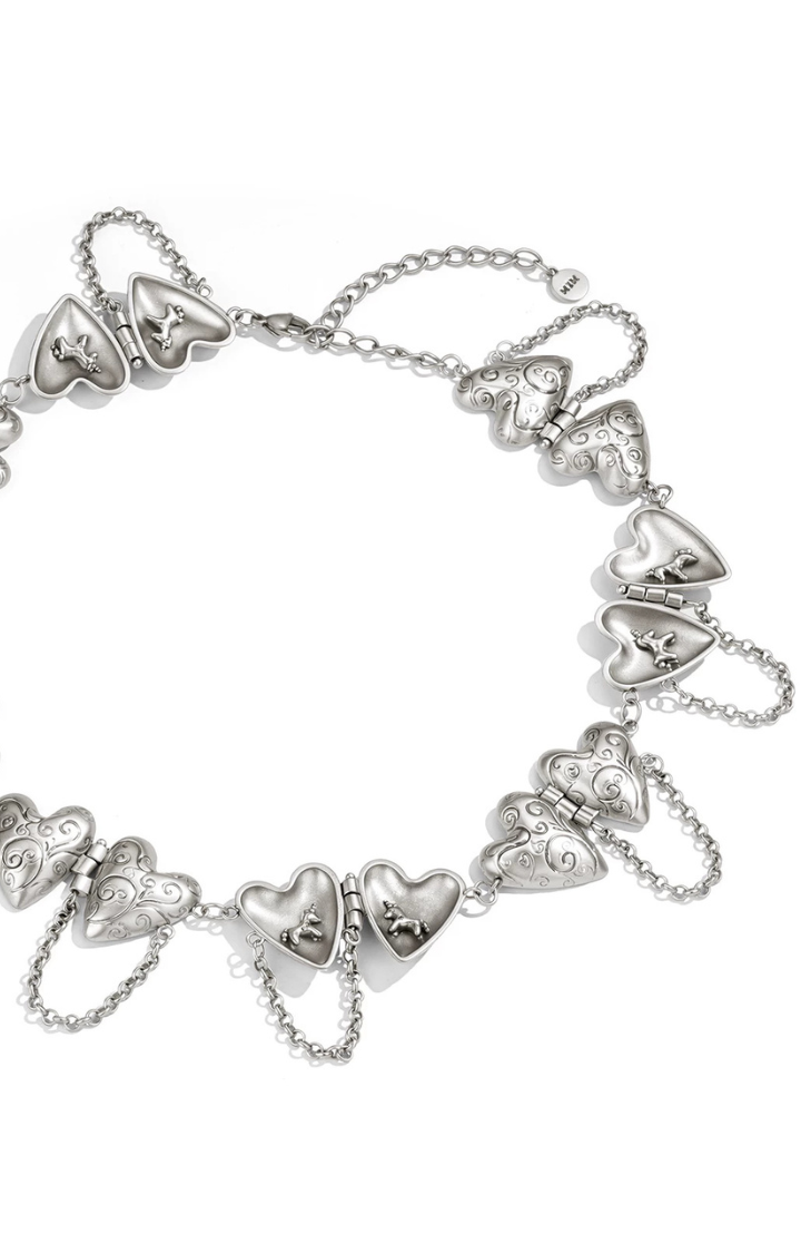 OPEN SAINT LOCKET CHOKER